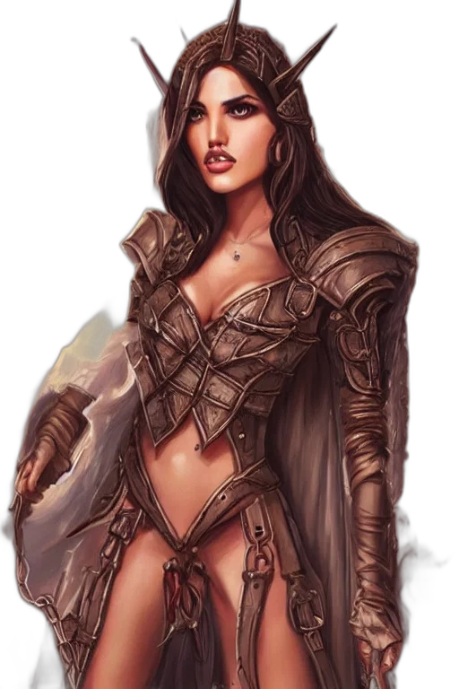 dress, jewelry, fantasy art, concept art transparent PNG cut-out