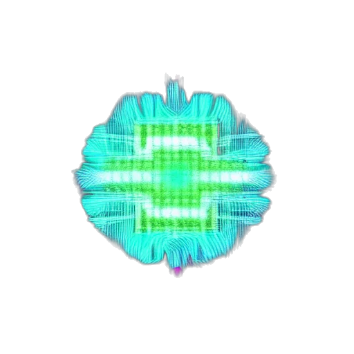 crown, flower, jewelry, weapon, vaporwave, 3d render, pixel art, concept art transparent PNG cut-out