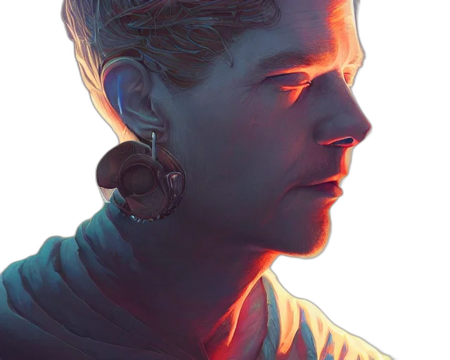 face, jewelry, crown, staff transparent PNG cut-out