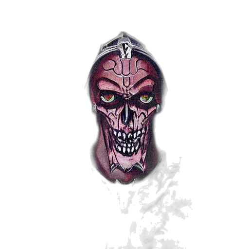 mask, jewelry, face, creature, concept art, 3d render, fantasy art, watercolor transparent PNG cut-out