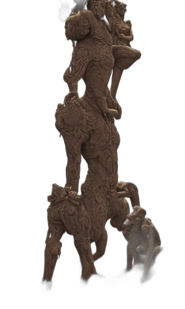 staff, dragon, creature, animal transparent PNG cut-out
