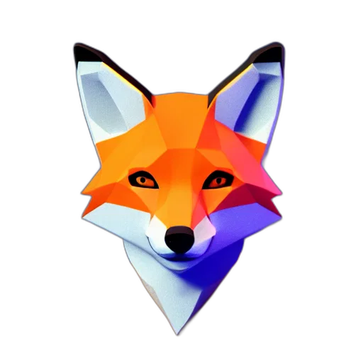 animal, mask, staff, face, pixel art, 3d render, vaporwave, concept art transparent PNG cut-out