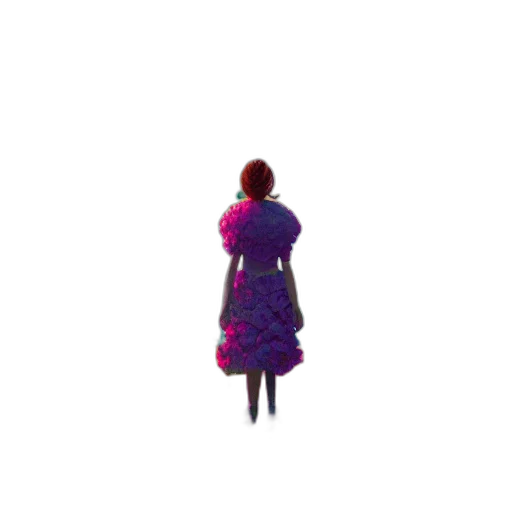 dress, robot, umbrella, hair transparent PNG cut-out