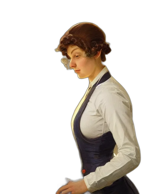 staff, dress, hat, jacket transparent PNG cut-out