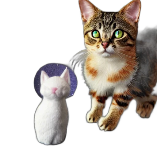 animal, staff, 3d render, photorealistic transparent PNG cut-out