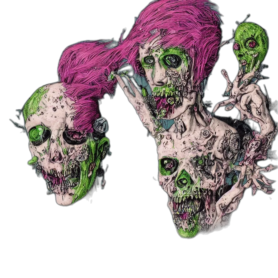 mask, face, concept art, 3d render transparent PNG cut-out