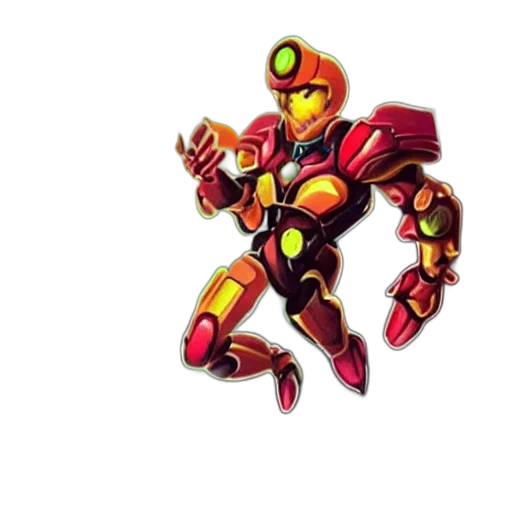 robot, weapon, concept art, pixel art, 3d render, comic book art, metroid, subway transparent PNG cut-out