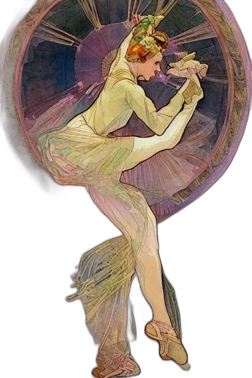 dress, staff, mask, jewelry transparent PNG cut-out