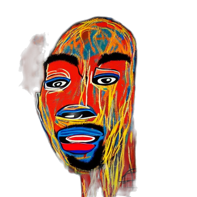 face, mask, creature, hair transparent PNG cut-out