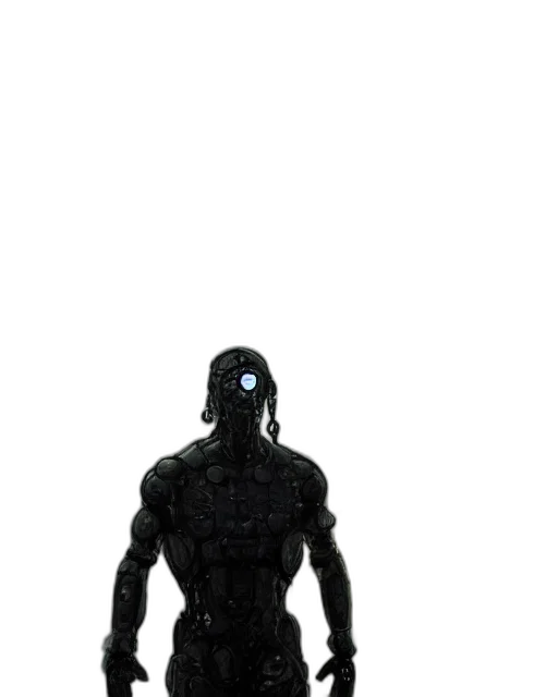 robot, creature, mask, animal, 3d render, concept art, comic book art, cyberpunk transparent PNG cut-out