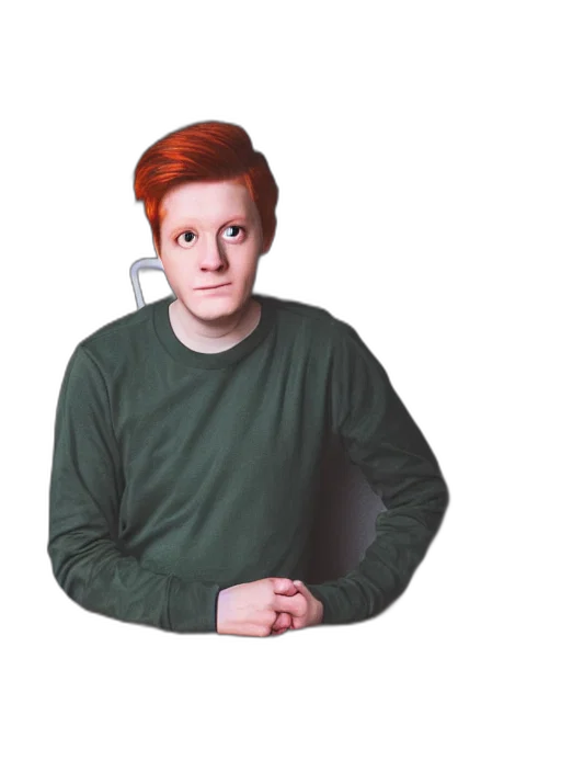 jacket, face, staff, hair transparent PNG cut-out