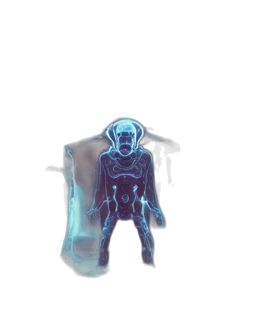 robot, creature, mask, face transparent PNG cut-out
