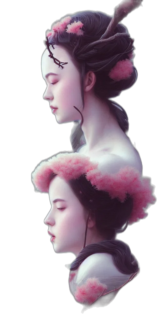 crown, face, mask, hair transparent PNG cut-out