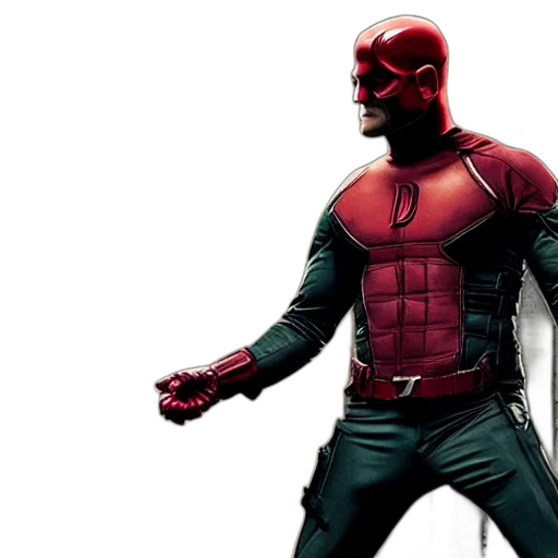 comic book art, concept art, 3d render, red transparent PNG cut-out