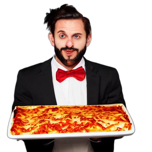 food, jacket, animal, man, lasagna, brains transparent PNG cut-out