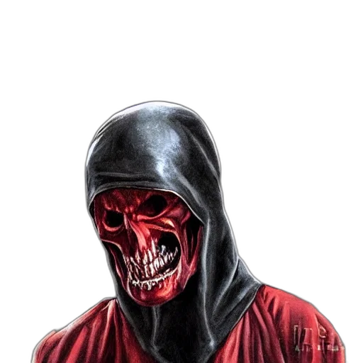 mask, face, creature, jacket transparent PNG cut-out