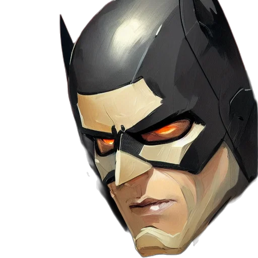 mask, face, comic book art, concept art transparent PNG cut-out