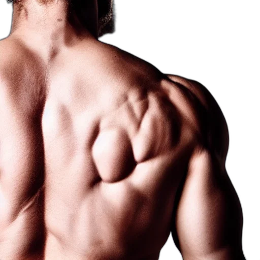 hair, weapon, photorealistic, very, big, latissimus, dorsi, muscle transparent PNG cut-out