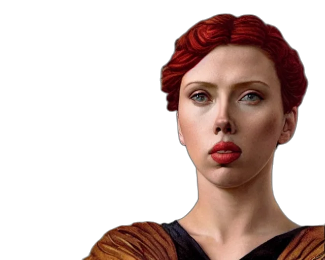 face, photorealistic, 3d render, fantasy art transparent PNG cut-out