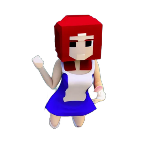 dress, staff, robot, creature transparent PNG cut-out