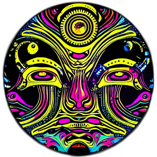 mask, face, fantasy art, cartoon transparent PNG cut-out