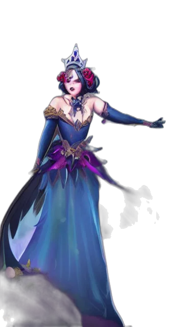 dress, staff, concept art, fantasy art, pixel art, anime, blue, dark transparent PNG cut-out