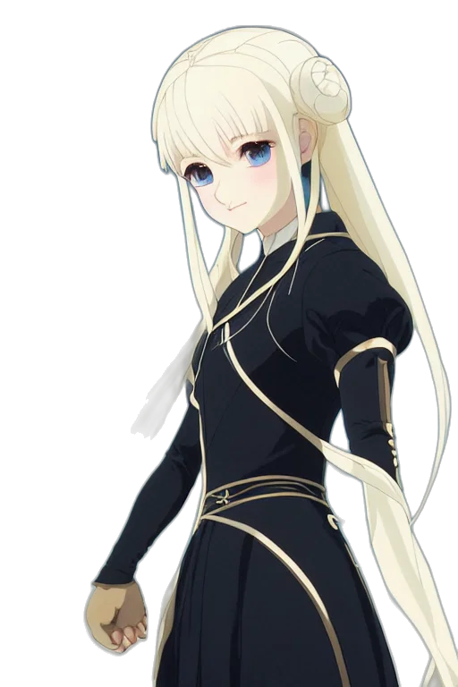 dress, staff, dragon, sword transparent PNG cut-out