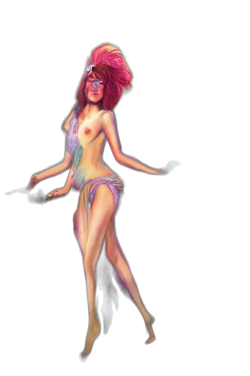 dress, creature, concept art, fantasy art transparent PNG cut-out