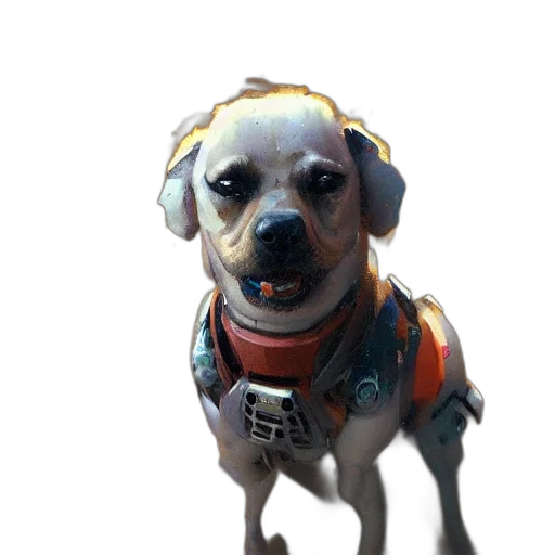 animal, staff, creature, robot transparent PNG cut-out