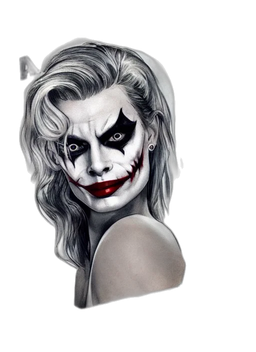 face, mask, comic book art, photorealistic transparent PNG cut-out