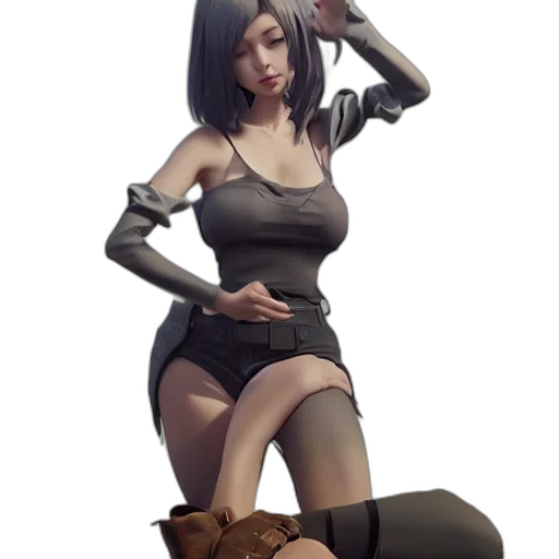 dress, staff, weapon, robot transparent PNG cut-out