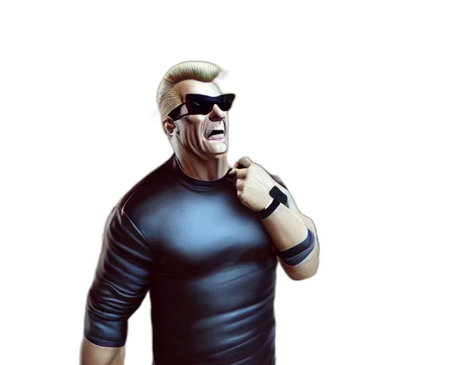 jacket, robot, 3d render, concept art transparent PNG cut-out