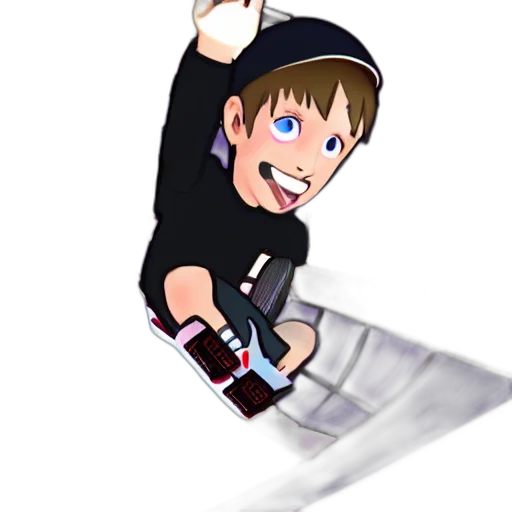 staff, weapon, cartoon, pixel art, 3d render, concept art, tony, hawk transparent PNG cut-out