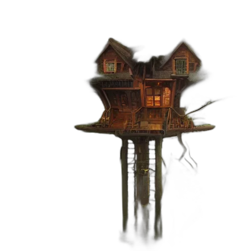 building, furniture, weapon, hat, concept art, 3d render, fantasy art, pixel art transparent PNG cut-out