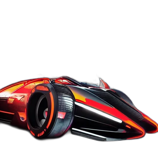 car, weapon, 3d render, concept art transparent PNG cut-out