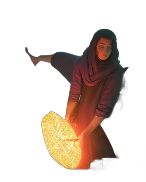 jacket, sword, weapon, umbrella, concept art, fantasy art, comic book art, 3d render transparent PNG cut-out