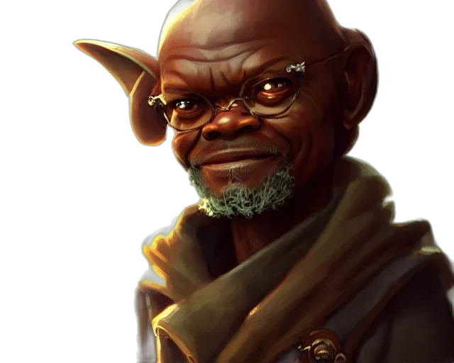 staff, face, concept art, fantasy art, photorealistic, comic book art, cute, little transparent PNG cut-out