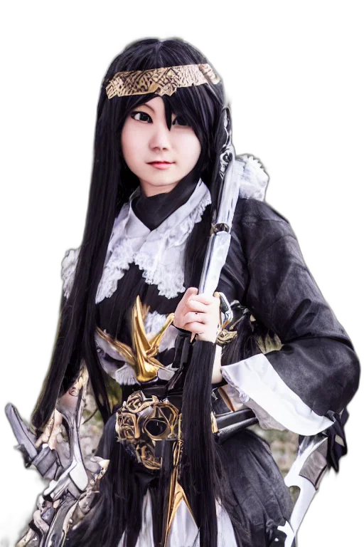 weapon, staff, sword, photorealistic transparent PNG cut-out
