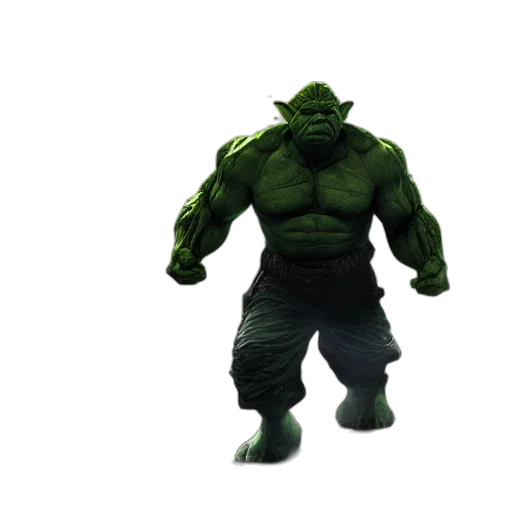 creature, animal, staff, 3d render transparent PNG cut-out