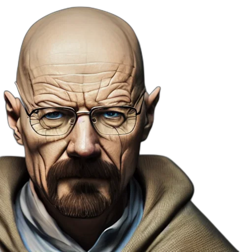 face, photorealistic, concept art, 3d render, comic book art, walter, white, dnd transparent PNG cut-out
