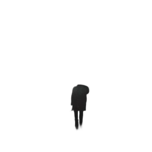 hat, umbrella, staff, jacket, pixel art, concept art, 3d render, cartoon transparent PNG cut-out