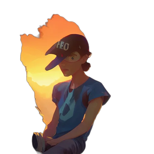 hat, face, staff, mask transparent PNG cut-out