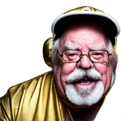 staff, face, hat, mask, photorealistic, golden, dslr, portrait transparent PNG cut-out