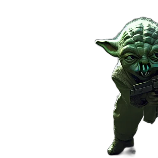 creature, mask, staff, weapon transparent PNG cut-out