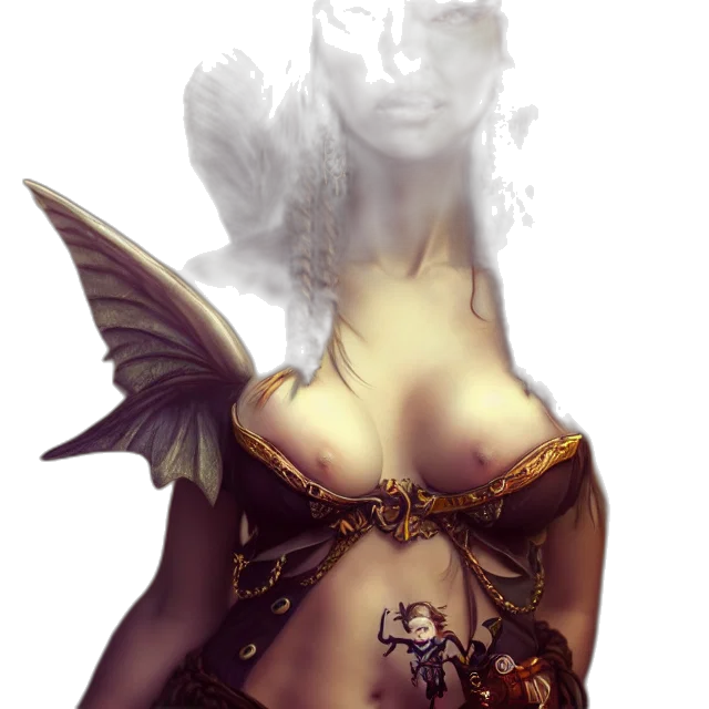 dragon, dress, fantasy art, concept art, pixel art, photorealistic, dark, golden transparent PNG cut-out