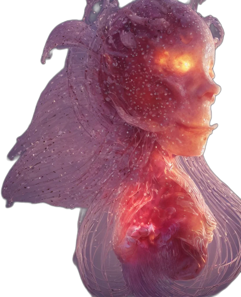 face, mask, creature, crown transparent PNG cut-out