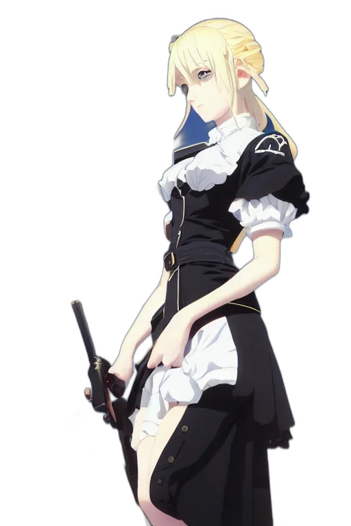 dress, weapon, staff, sword transparent PNG cut-out