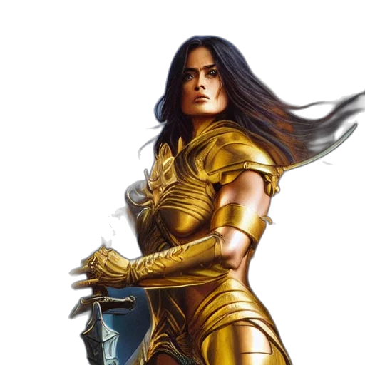sword, jewelry, staff, fantasy art transparent PNG cut-out