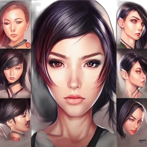 face, photorealistic, concept art, fantasy art transparent PNG cut-out