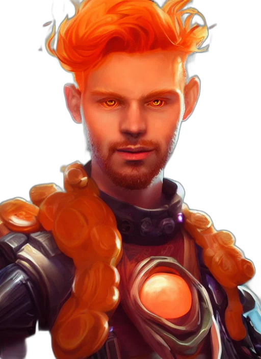 face, hair, staff, crown transparent PNG cut-out